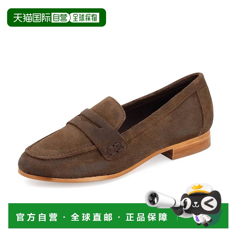 自营charleston shoe co.Women's Jeanne Suede Penny Loafer In
