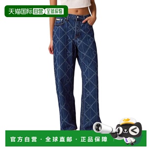 Cotton Jeans Klein blue Women Boyfriend 自营Calvin
