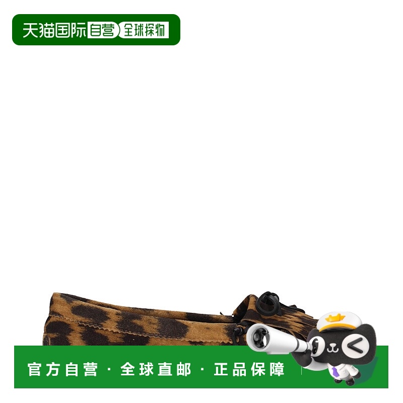 自营paris texas巴黎得克萨斯州皮革滑套女式乐福鞋-棕色 美国奥