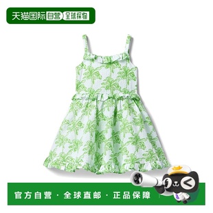 白色 自营 jack珍妮和杰克棕榈树褶边连衣裙 and 美国奥莱 janie