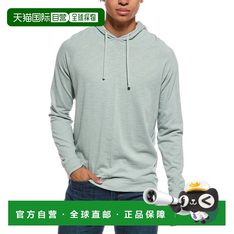 自营Vince Slub套头衫连帽衫-绿色卫衣 美国直发奥莱