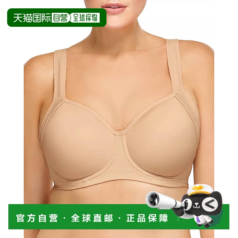 自营 wacoalContour Underwire Sports Bra In Sand - sand 美国