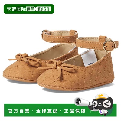 自营Janie and Jack Baby Quilted 100047130 Ballet Flat Brown