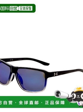 自营Under Armour Men's 62 mm Blue Sunglasses - blue shaded g