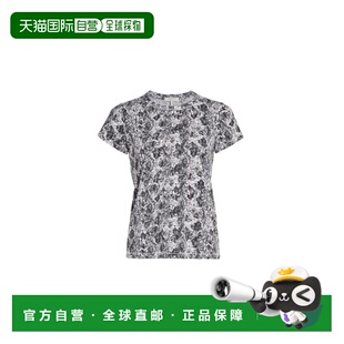 恤 美国奥莱 多色 白色 黑色 女士全蛇图案 bone rag 自营