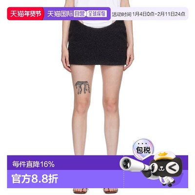 1h可退 香港直邮潮奢 Y PROJECT 女士 独家发售灰色 Y-Belt 短裙