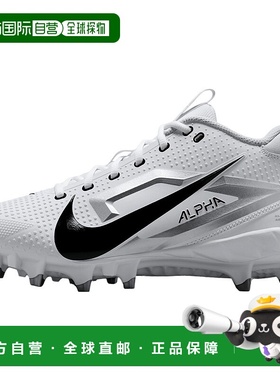 自营Nike Alpha Menace 4校队白色/黑色-金属银FN0027-100男子 美