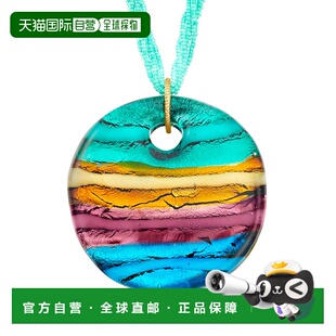 自营Ross-Simons Italian Multicolored Murano Glass Bead Penda