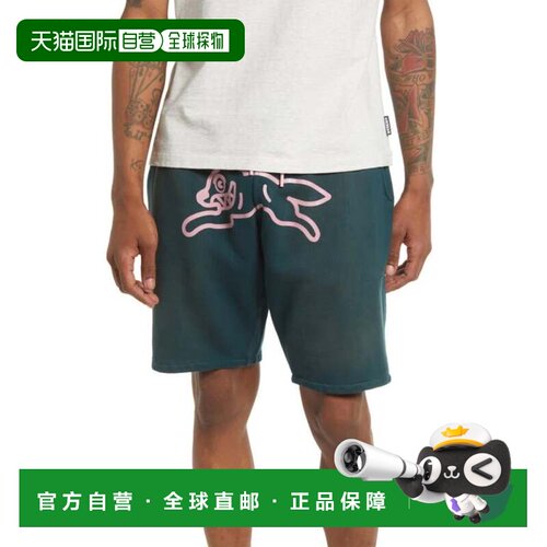 自营Icecream Gerald短裤男深蓝图案棉松紧腰FROG511-蓝色 美国奥