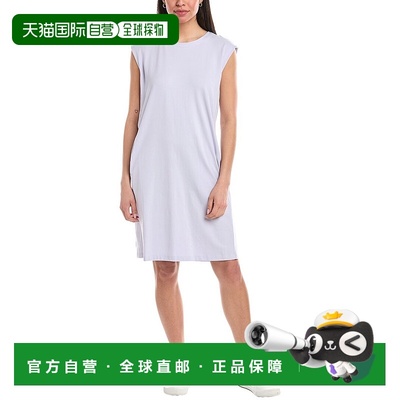 自营 eileen fisher艾琳 费舍尔迷你连衣裙-紫色 美国奥莱直发