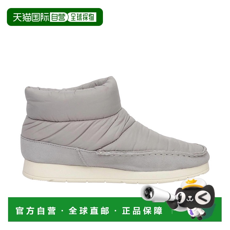 自营 sperry女士灰色尼龙 Moc-Sider 短靴 - 灰色尼龙 美国奥莱直