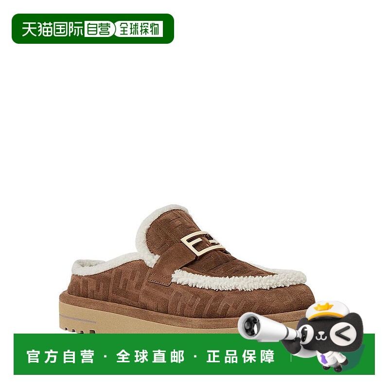 1h可退 【美国直邮】fendi 女士 拖鞋