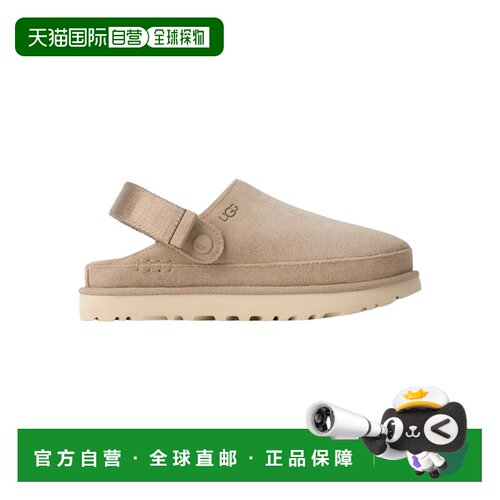自营Women's UGG Goldenstar 1138252-SAN Clogs Sand Suede Adju