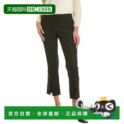 自营Nanette Nanette Lepore金属条纹长裤-黑色 美国奥莱直发