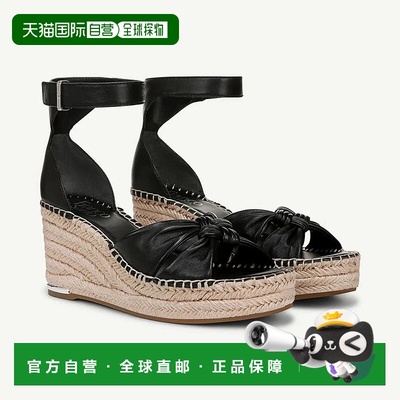 自营Franco Sarto Clementine Sandal Women'sBlack Knotted Stra