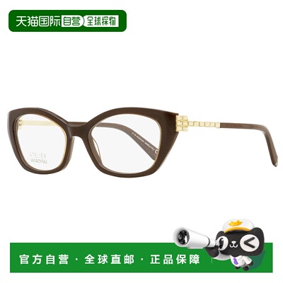 自营swarovski施华洛世奇 Atelier 女士眼镜 SK5361P 036 棕色/金