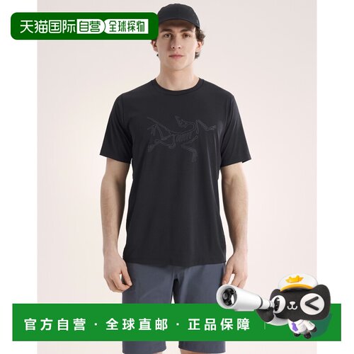 自营 ARC'TERYX始祖鸟CORMAC LOGO SS男子速干皮肤衣短袖T恤男装