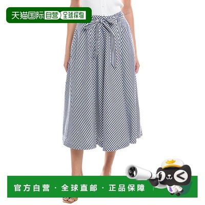 自营 Madewell Dorsey Flare Midi裙子-蓝色 美国奥莱直发