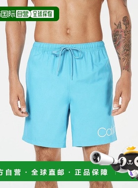 自营Calvin Klein Volley Swim Trunks Men's  Atlantis Drawstri