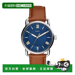 自营Fossil Men's Copeland 42mm Three-Hand, Stainless Steel W