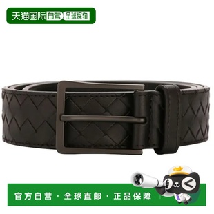 宝缇嘉 VENETA 男士 47559 自营 皮带皮革编织针扣腰带 BOTTEGA