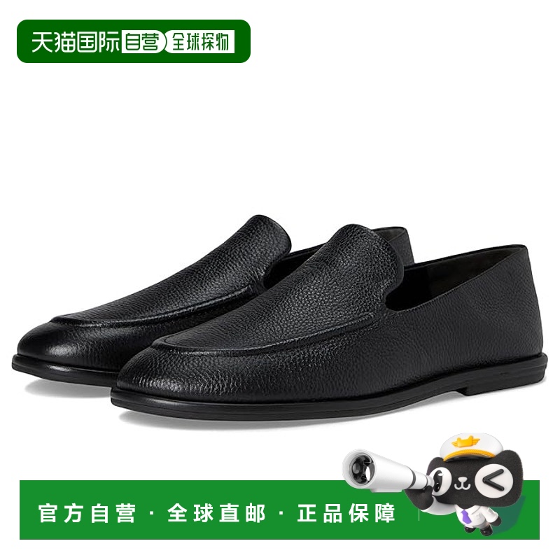 1h可退 香港直邮潮奢 VINCE 男士 Hann 便鞋 black黑色 舒适时尚