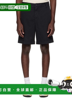 1h可退 香港直邮潮奢 A.P.C. 男士 黑色 Andrew 短裤 COHKUH10219