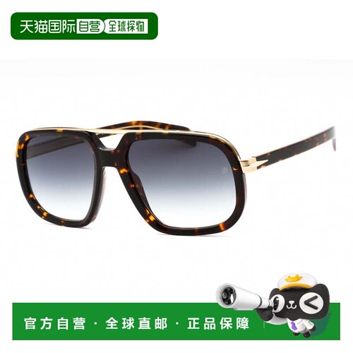 自营david beckhamDB 7101/S 02IK 9O Havana Gold/Dark Grey Gra