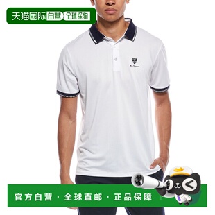 自营ben sherman本 谢尔曼运动合身翻领衬衫-白色 美国奥莱直发