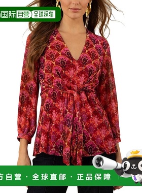 自营Hale Bob Salem上衣-红色性感 美国直发奥莱