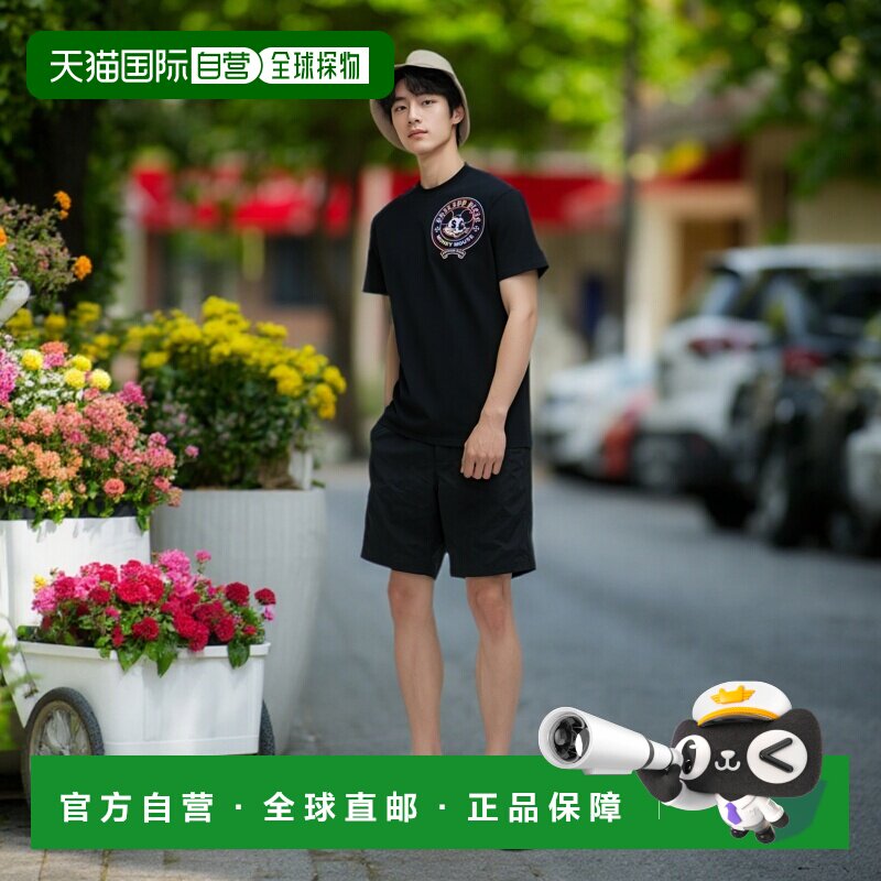 自营 philipp plein球衣圆领SS金钱鼠标T恤-黑色 美国奥莱直发