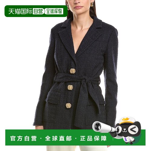 自营Oscar de la Renta Silk-Lined Wool-Blend Tweed Jacket - b