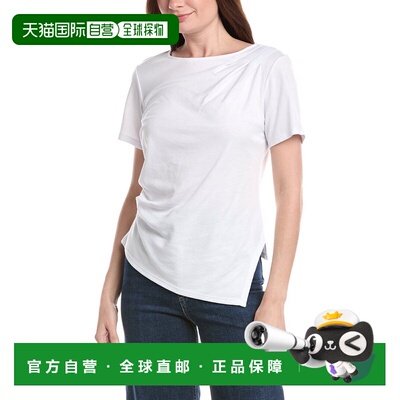 自营Vince Camuto Asymmetrical Top - white 美国奥莱直发上衣