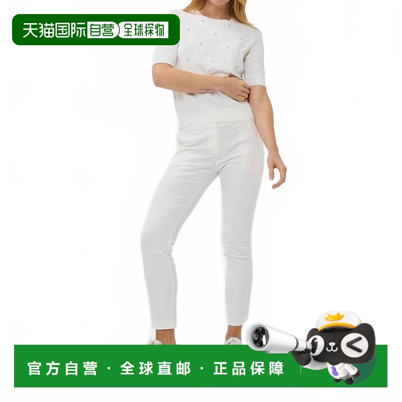 自营esqualoChino Stretch Trousers In Off White - off white