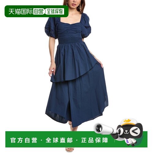 自营Ramy Brook Persephone Maxi Dress - blue 美国奥莱直发