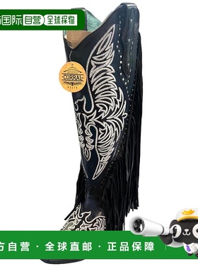 1h可退 【美国直邮】Corral 女士鹰刺绣铆钉流苏时装靴时尚正品时