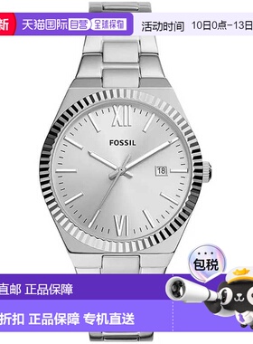 自营Fossil Women's Scarlette Silver Dial Watch - silver 美国