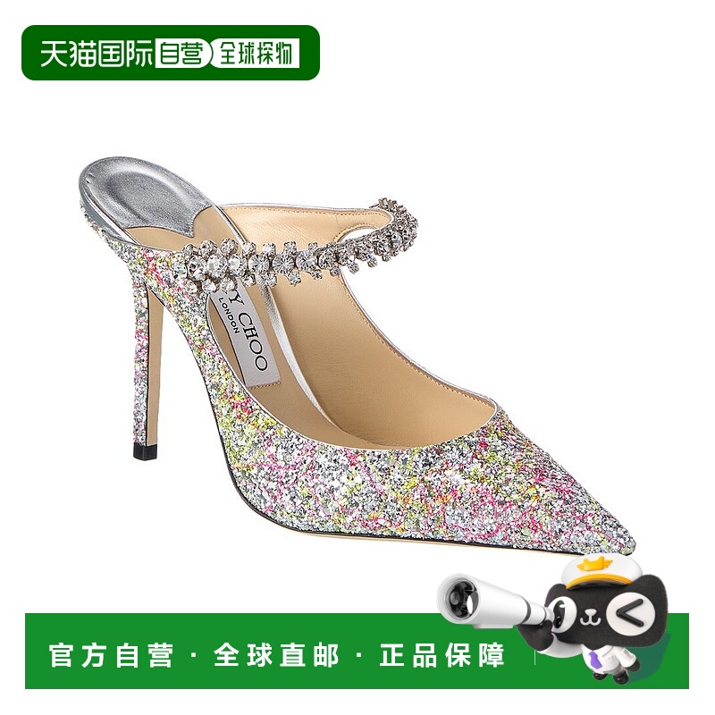 自营Jimmy Choo Bing 100闪光泵-多功能 美国奥莱直发