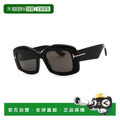 自营Tom Ford Women's Elvira 53mm Sunglasses - black 美国奥莱