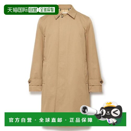 自营Burberry Cotton Gabardine Car Coat - teddy 美国奥莱直发
