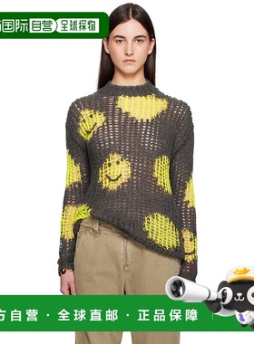 1h可退 香港直邮潮奢 Acne Studios 艾克妮 女士 灰色 & 黄色 Emb