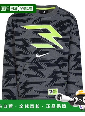 自营Boys Nike 3brand By Russell Wilson Sweatshirt Gray Cotto