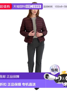 自营TAHARI Women's Lightweight Quilted Stretch Jacket with S