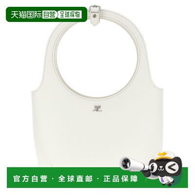 自营Courreges Women's Holy Handbag - white 美国奥莱直发