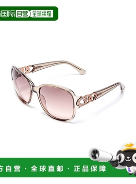 自营guess大款链饰太阳镜 - 灰色 美国奥莱直发