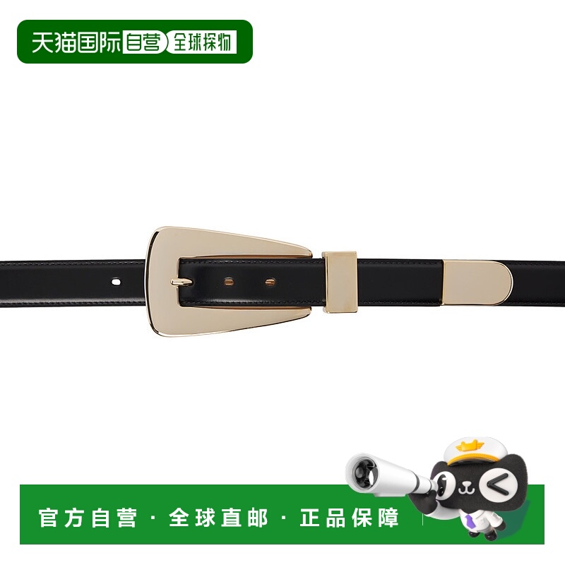 1h可退 香港直邮潮奢 KHAITE 女士 黑色 Lucca 腰带 9986763