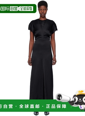 1h可退 香港直邮潮奢 TOTÊME 女士 黑色 Slouch Waist 连衣裙 241