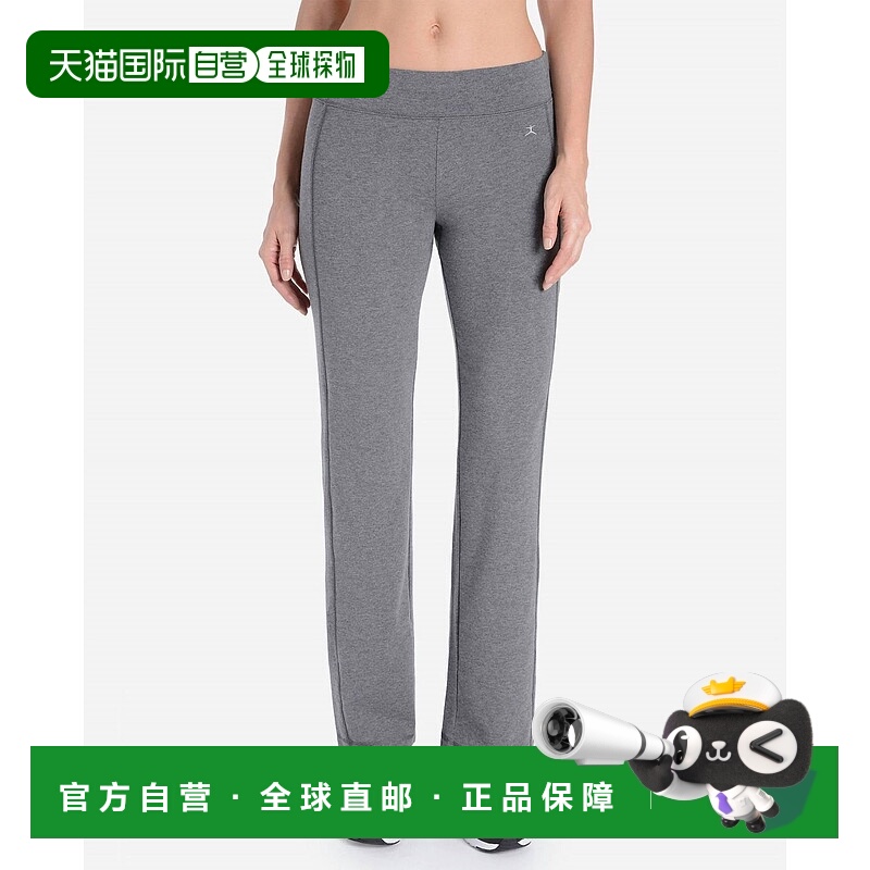 自营 danskin加大码基础瑜伽裤炭灰色-炭灰色 美国奥莱直发休闲裤