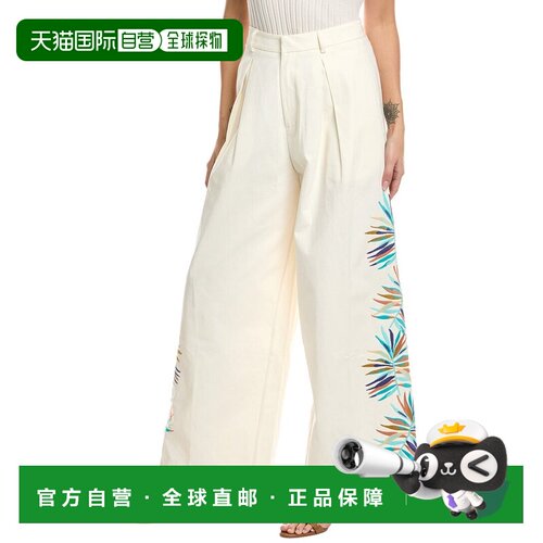 自营ALLISON Hutton Pant - white 美国奥莱直发休闲裤阔腿裤