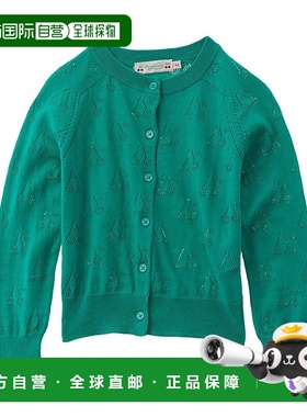 自营 BONPOINT Pointelle 开衫 - 绿色 美国奥莱直发